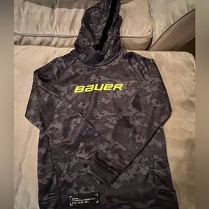 NWT Bauer tech hoodie black camo